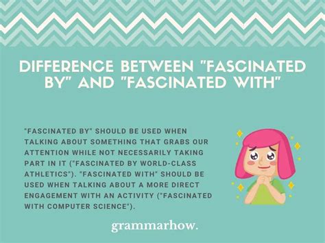 fascinated by or fascinated with.